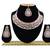 Pink designer function wear ad necklace set