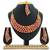 Green designer function wear ad necklace set