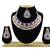 Blue designer function wear ad necklace set