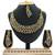Black designer function wear ad necklace set