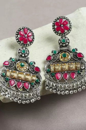 Multicolor designer function wear ad necklace set