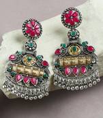 Multicolor designer function wear ad necklace set