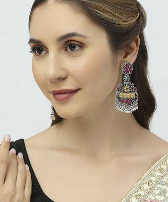 Multicolor designer function wear ad necklace set 2
