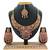 Pink designer function wear ad necklace set