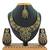 Green designer function wear ad necklace set