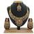 Gold designer function wear ad necklace set