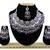 Purple designer function wear ad necklace set