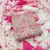 Women's pink embroidered dress material
