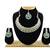 Blue designer function wear ad necklace set