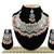 Orange designer function wear ad necklace set