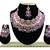 Purple designer function wear ad necklace set