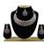 Green designer function wear ad necklace set