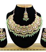 Multicolor designer function wear ad necklace set
