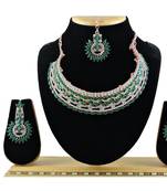 Multicolor designer function wear ad necklace set