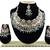 Green designer function wear ad necklace set