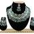 Green designer function wear ad necklace set