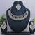 Blue designer function wear ad necklace set