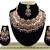 Purple designer function wear ad necklace set