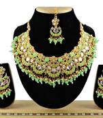 Multicolor designer function wear ad necklace set