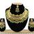 Green designer function wear ad necklace set