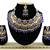 Blue designer function wear ad necklace set