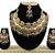 Black designer function wear ad necklace set