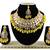 Yellow designer function wear ad necklace set
