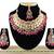 Red designer function wear ad necklace set