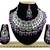 Purple designer function wear ad necklace set