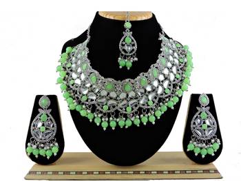 Multicolor designer function wear ad necklace set 1