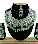 Multicolor designer function wear ad necklace set