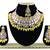 Yellow designer function wear ad necklace set