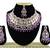 Purple designer function wear ad necklace set