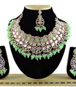 Multicolor designer function wear ad necklace set