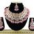 Pink designer function wear ad necklace set