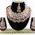 Orange designer function wear ad necklace set