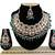Green designer function wear ad necklace set