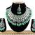 Green designer function wear ad necklace set