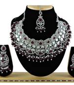 Multicolor designer function wear ad necklace set