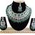 Green designer function wear ad necklace set