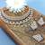 Blue designer function wear ad necklace set
