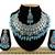 Turquoise designer function wear ad necklace set