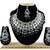 Black designer function wear ad necklace set
