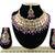 Purple designer function wear ad necklace set