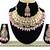 Pink designer function wear ad necklace set
