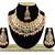 Orange designer function wear ad necklace set