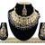 Blue designer function wear ad necklace set