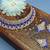 Blue designer function wear ad necklace set