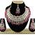 Red designer function wear ad necklace set