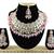 Pink designer function wear ad necklace set